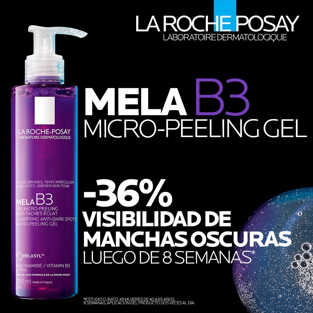 Mela B3 Gel Limpiador Antimanchas – Micropeeling | La Roche-Posay